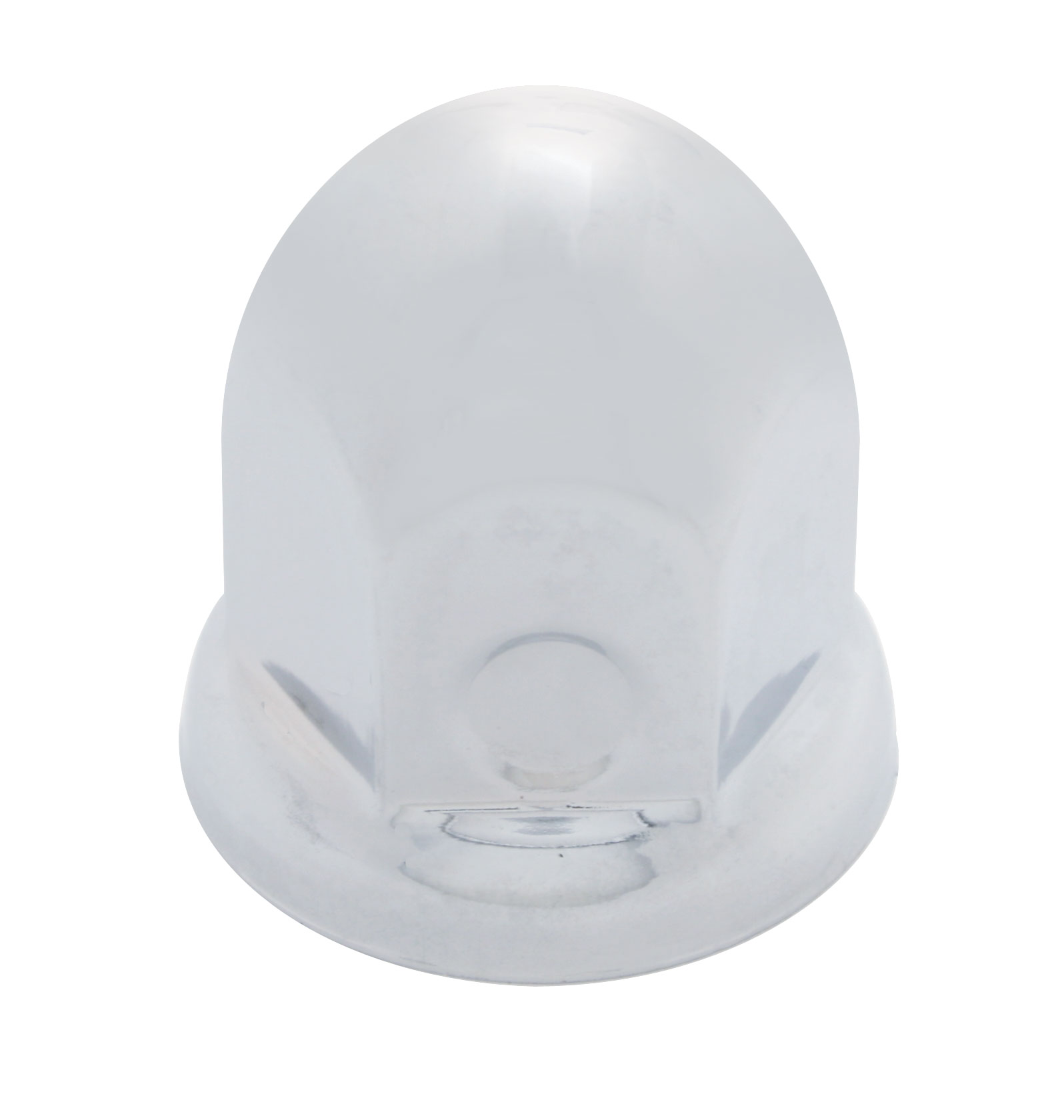 Chrome Economy 1 1/2" X 2" Nut Lug Cover W/ Flange