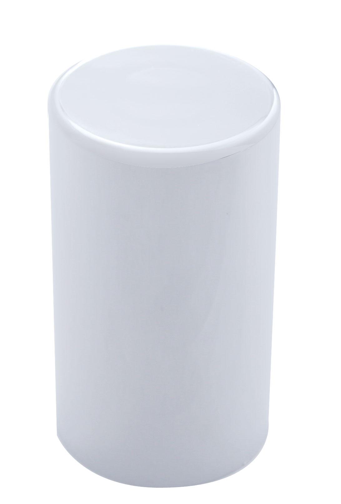 33Mm Chrome Plastic Cylinder Thread-On Nut Cover