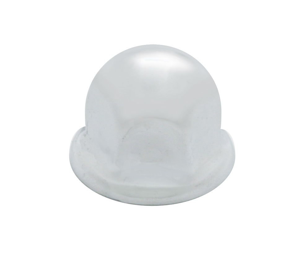 Chrome 3/4" X 3/4" Standard Lug Nut Cover W/ Flange
