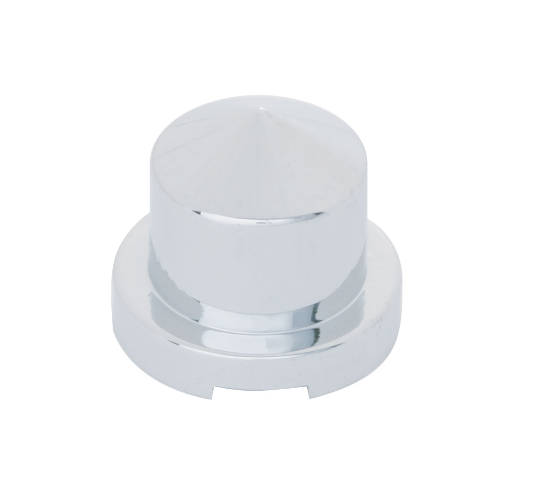 Chrome Plastic 1/2" X 1" Pointed Round Nut Cover For Hex Head Bolts