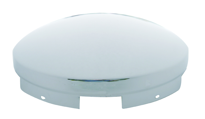 Chrome 5 Even Notch Front Hub Cab W/ 3/4" Tall Side Wall - 5/8" Lip