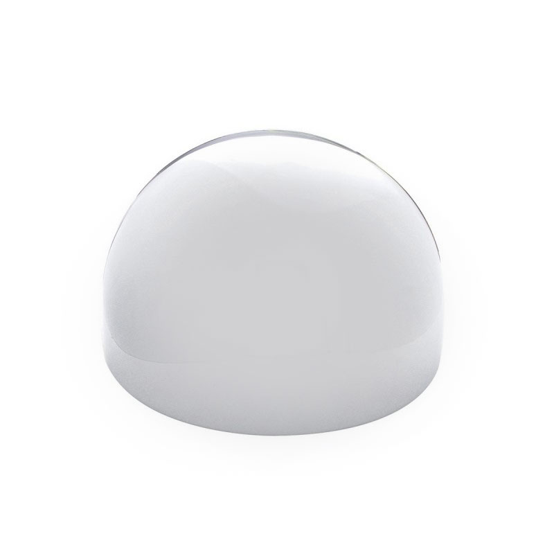 Chrome 8" Full Moon Rear Hub Cap