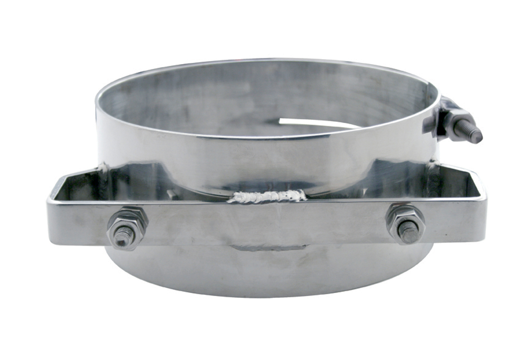 Deluxe Stainless Steel Wide Band 8" Exhaust Clamp