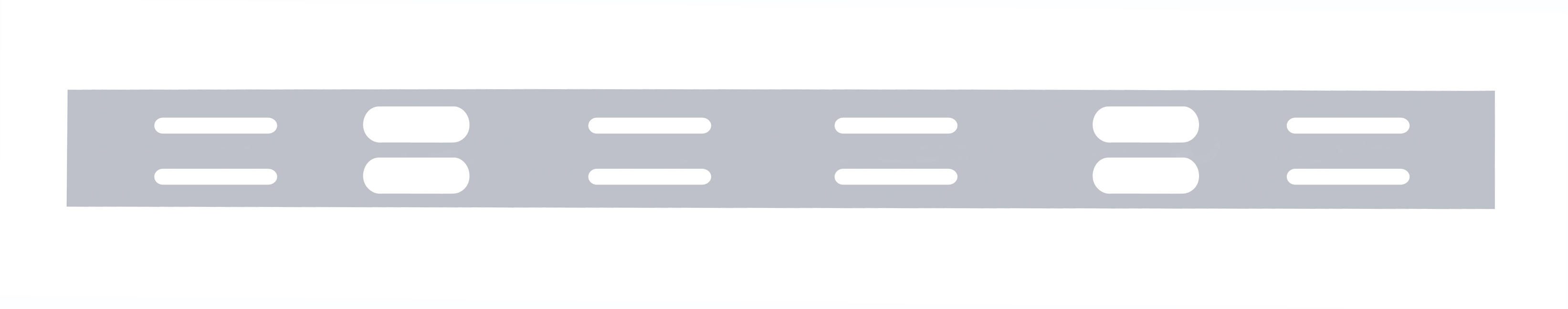 Chrome Top Mud Flap Plate With Led Light Bar Cutouts X 4