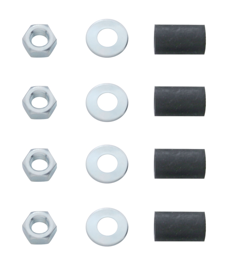 Welded Stud Top Mud Flap Plate Mounting Hardware - Nut/Washer X 4