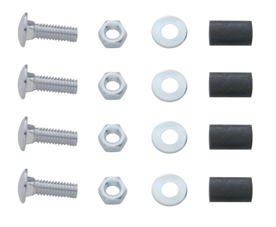 Bolt Thru Top Mud Flap Plate Mounting Hardware - Bolt/Nut/Washer X 4