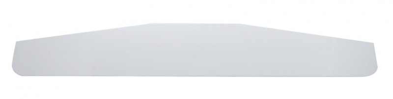 (2/Card) Chrome Economy 4" X 24" Bottom Plate W/ Studs