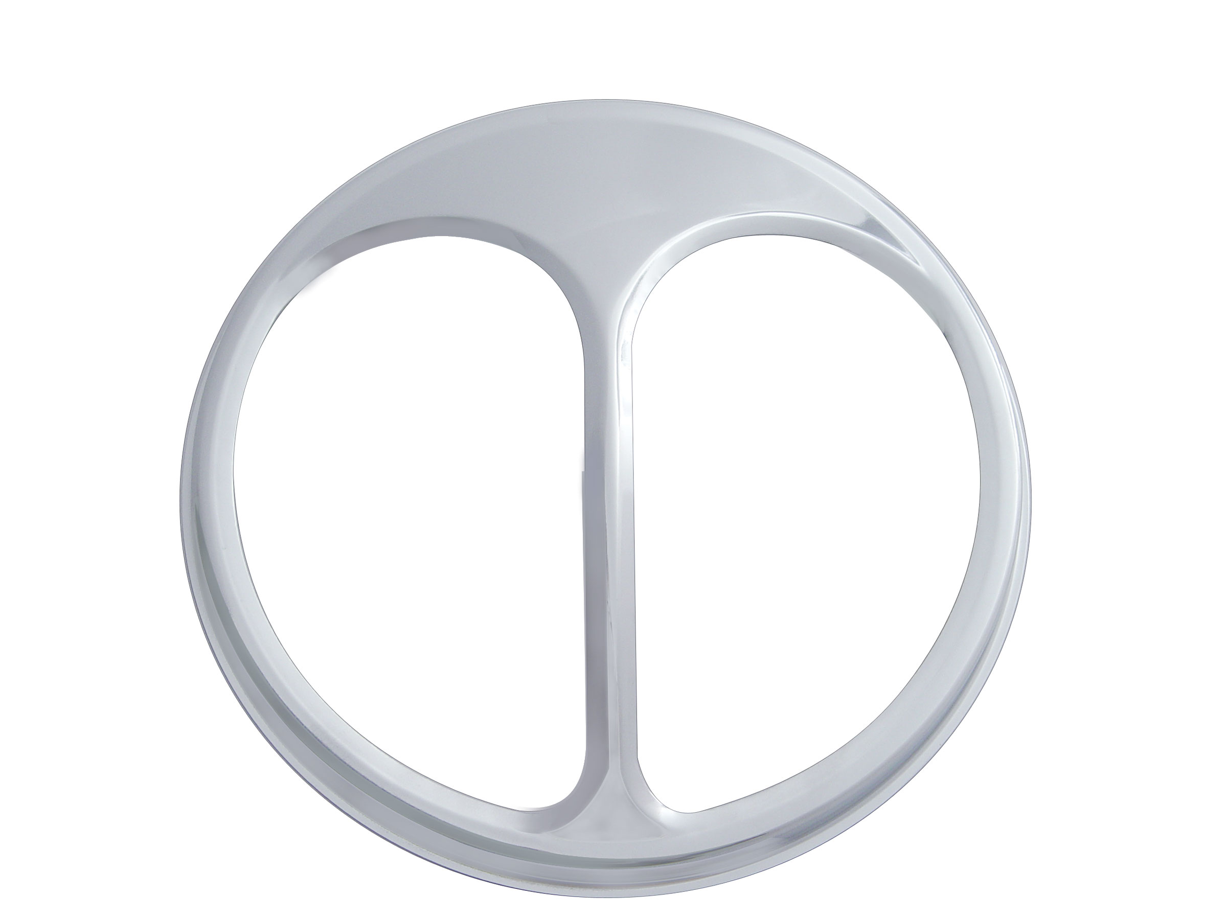 (2/ Bulk) Chrome Cat'S Eye 7" Headlight Cover