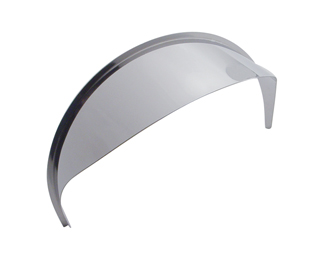 Stainless Steel 7" Round Headlight Visor