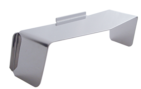 Stainless Steel 6" X 4" Rectangular Headlight Visor - Flat