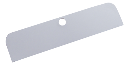 (2/Bulk) Stainless Steel 6 3/8" Rectangular Headlight Shield