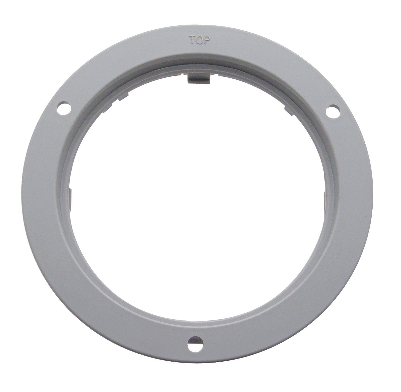 Gray Plastic 4" Mounting Bezel