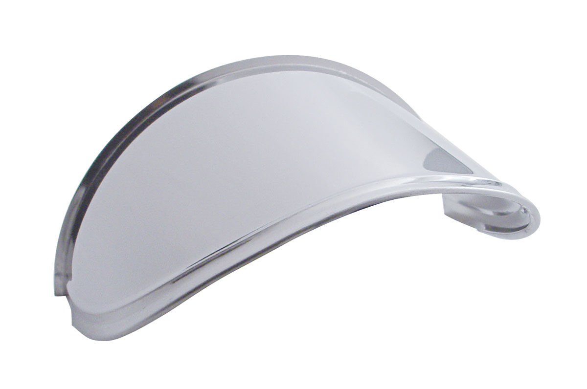 Stainless Steel 7" Round Headlight Extended Visor