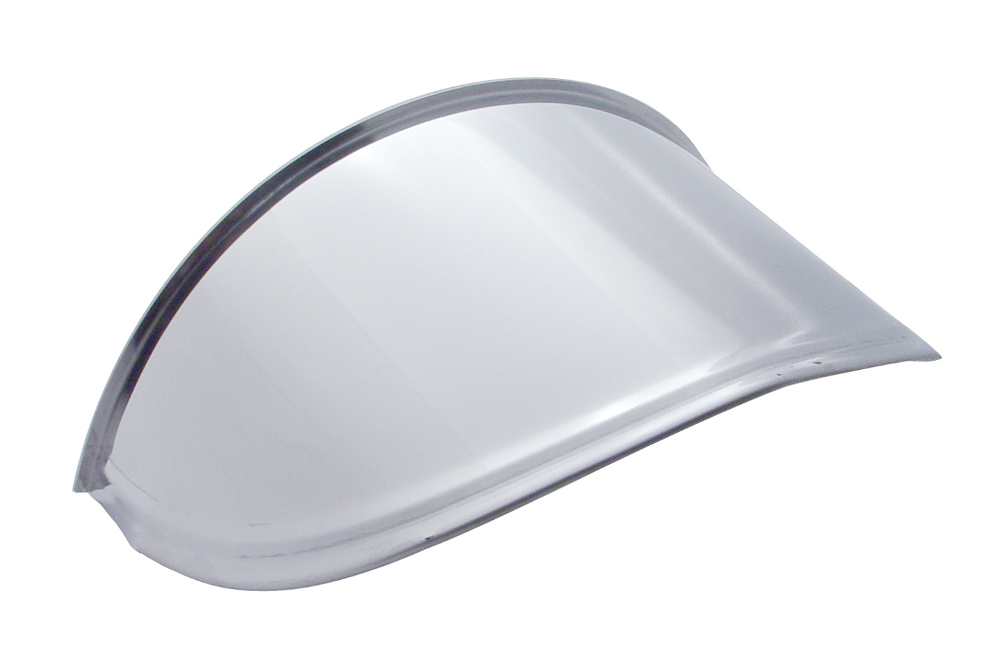 Stainless Steel 7" Round Headlight Drop Visor