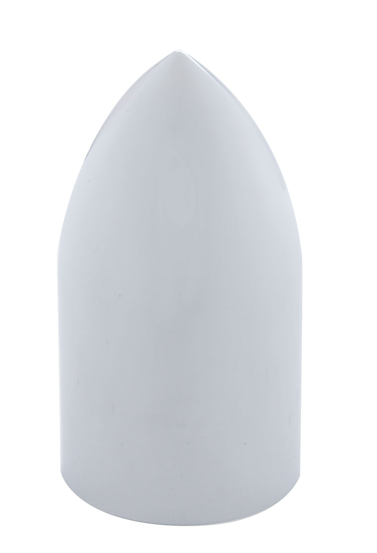 Chrome Plastic 33Mm Bullet Nut Cover - Thread-On