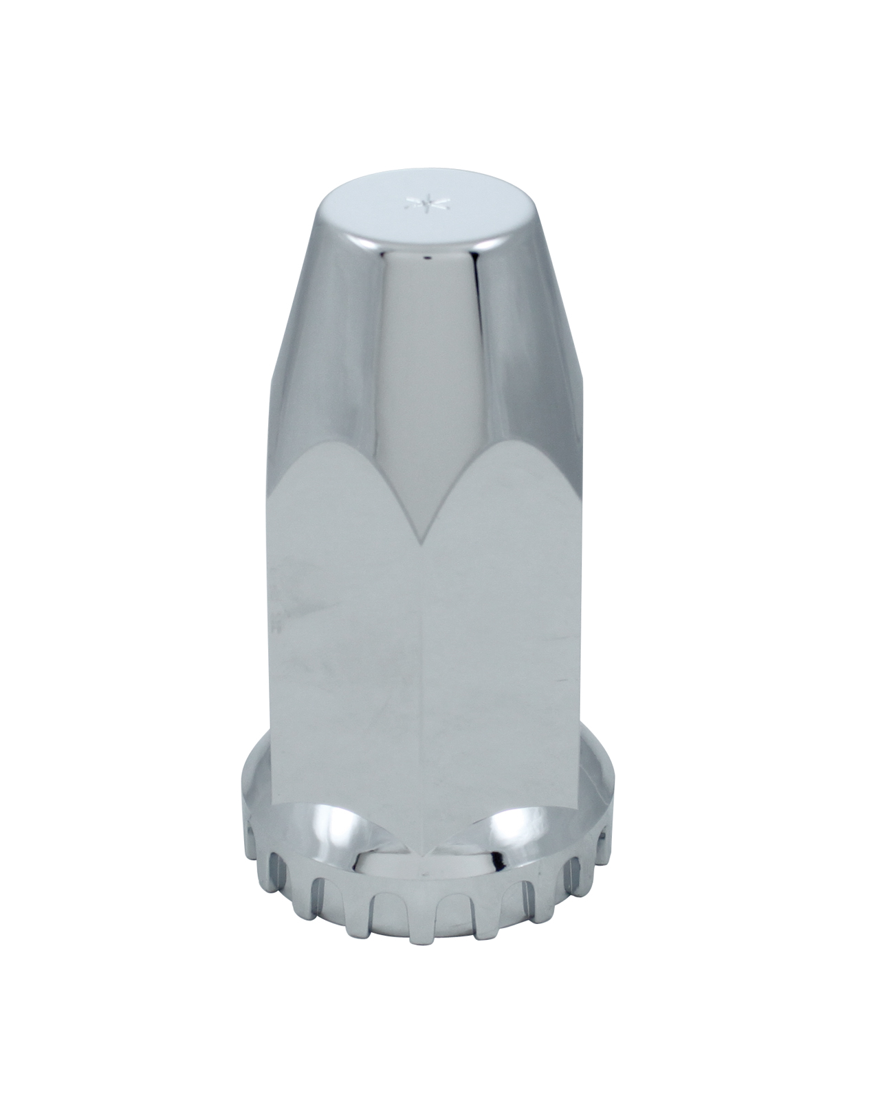 Chrome Plastic 33Mm 4" Tall Thread-On Nut Cover