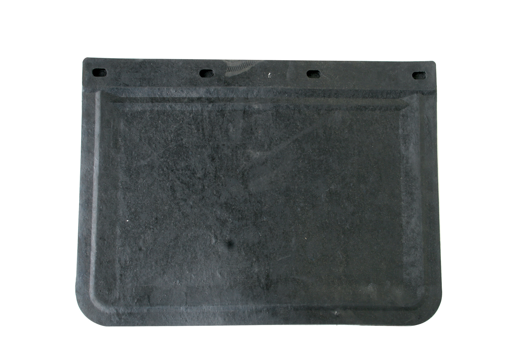(2/Bulk) Black Front Rubber 15"L X 20"W Mud Flap