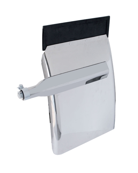 (2/Bulk) Stainless Steel Deluxe 24" W X 24" L Quarter Fender - Triangle Bracket