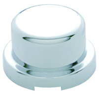 Chrome Plastic 3/4" X 5/8" Flat Top Nut Cover
