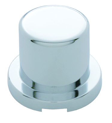 Chrome Plastic 15/16" X 1 3/16" Flat Top Nut Cover