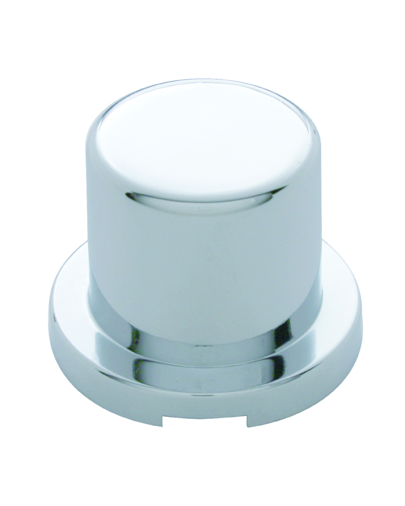Chrome Plastic 33Mm Flat Top Nut Cover