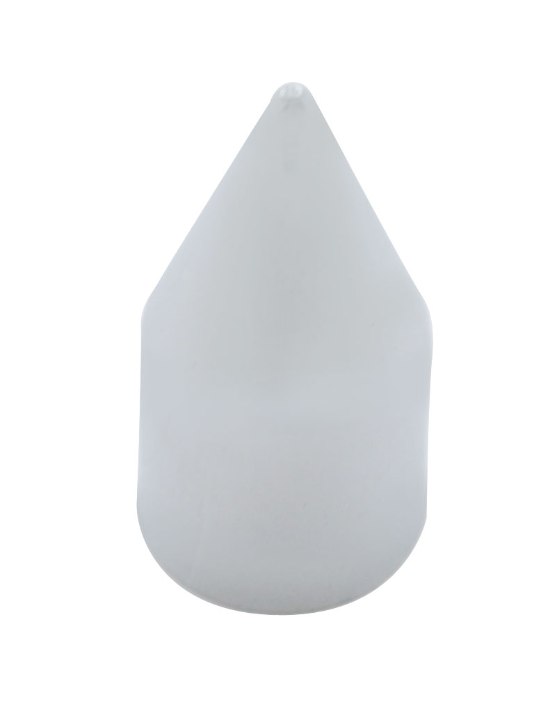 Chrome Plastic 1/2" X 1 7/16" Spike Nut Cover