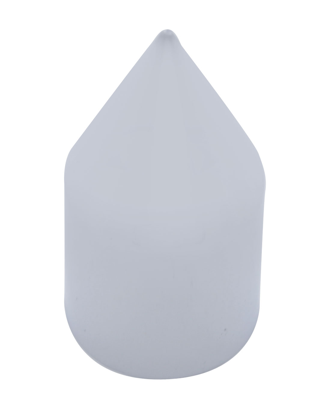 Chrome Plastic 1 1/8" X 2 13/16" Spike Nut Cover