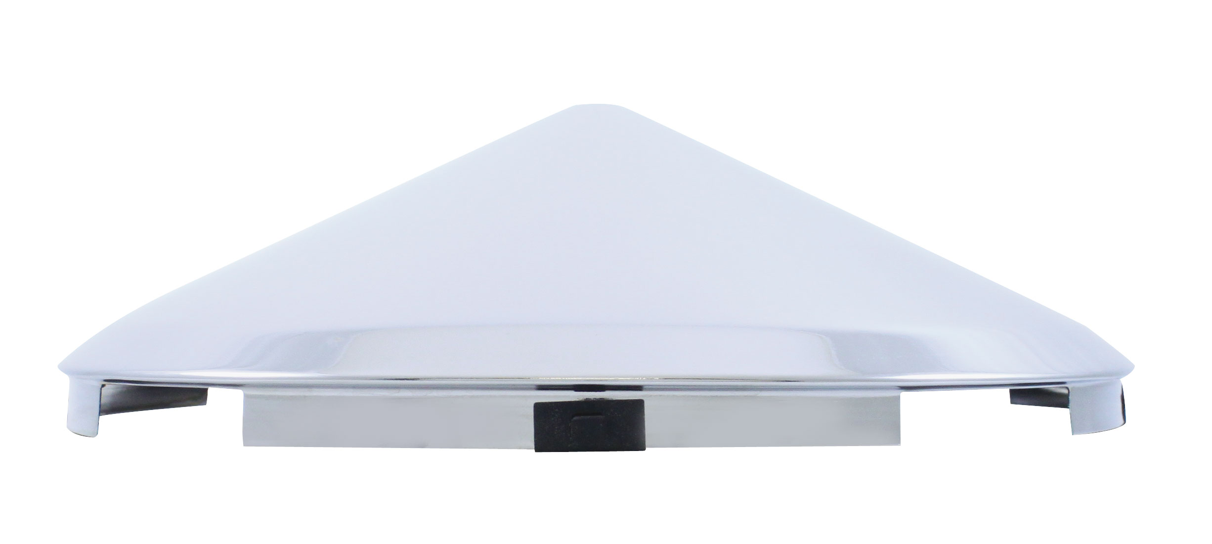 Stainless Steel 7/16" Lip 4 Even Notch Front Cap W/ Spinner Hole