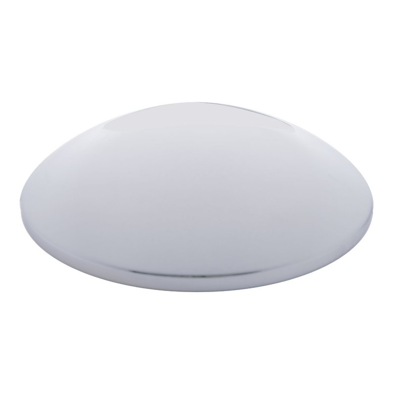 Stainless Steel 9 1/4" Trailer Hub Cap W/ 3 Clips