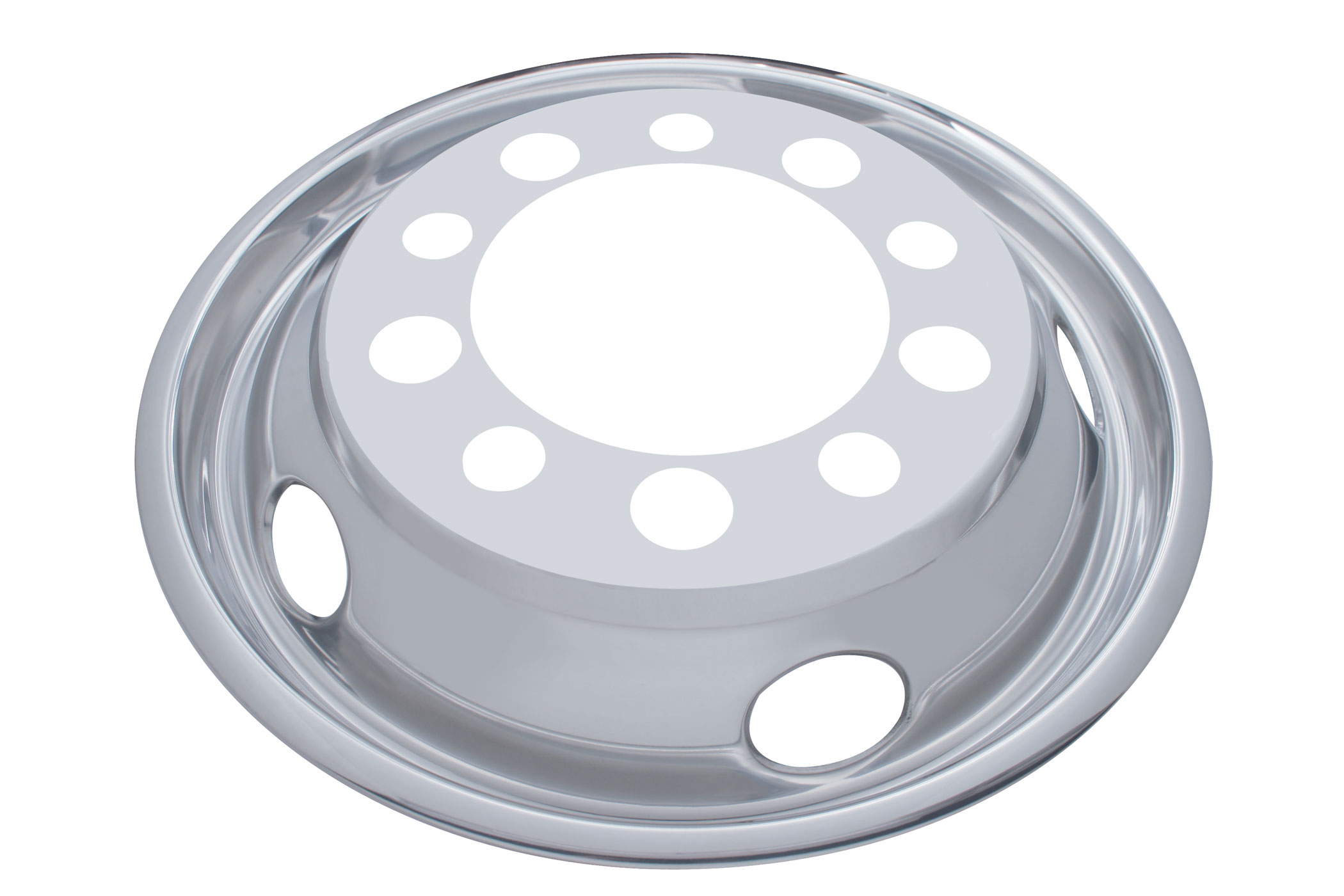Stainless Steel 22 1/2" 5 Hand Hole Front Wheel Liner