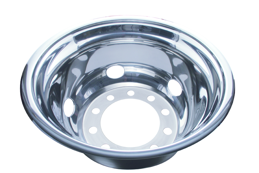 Stainless Steel 22 1/2" Uni-Mount 5 Hand Hole Rear Wheel Liner