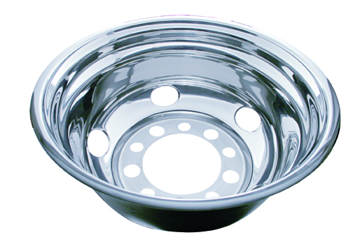 Stainless Steel 24 1/2" 5 Hand Hole Rear Wheel Liner
