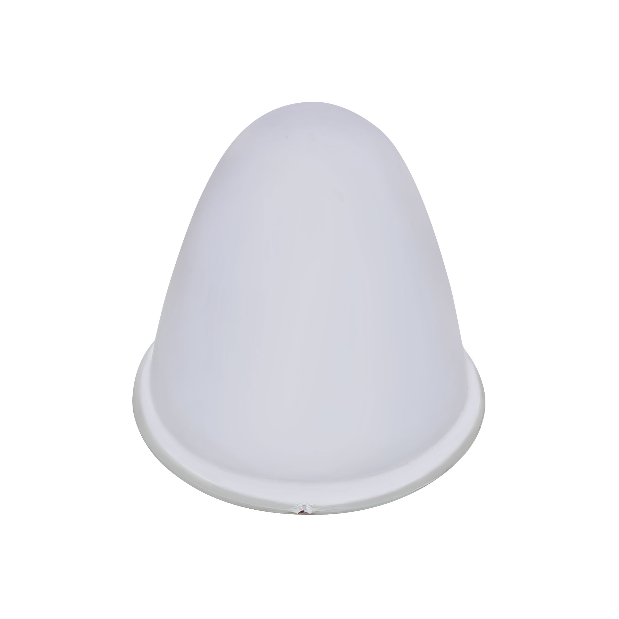 Medium Marker Glass Light Lens - Amber Chrome