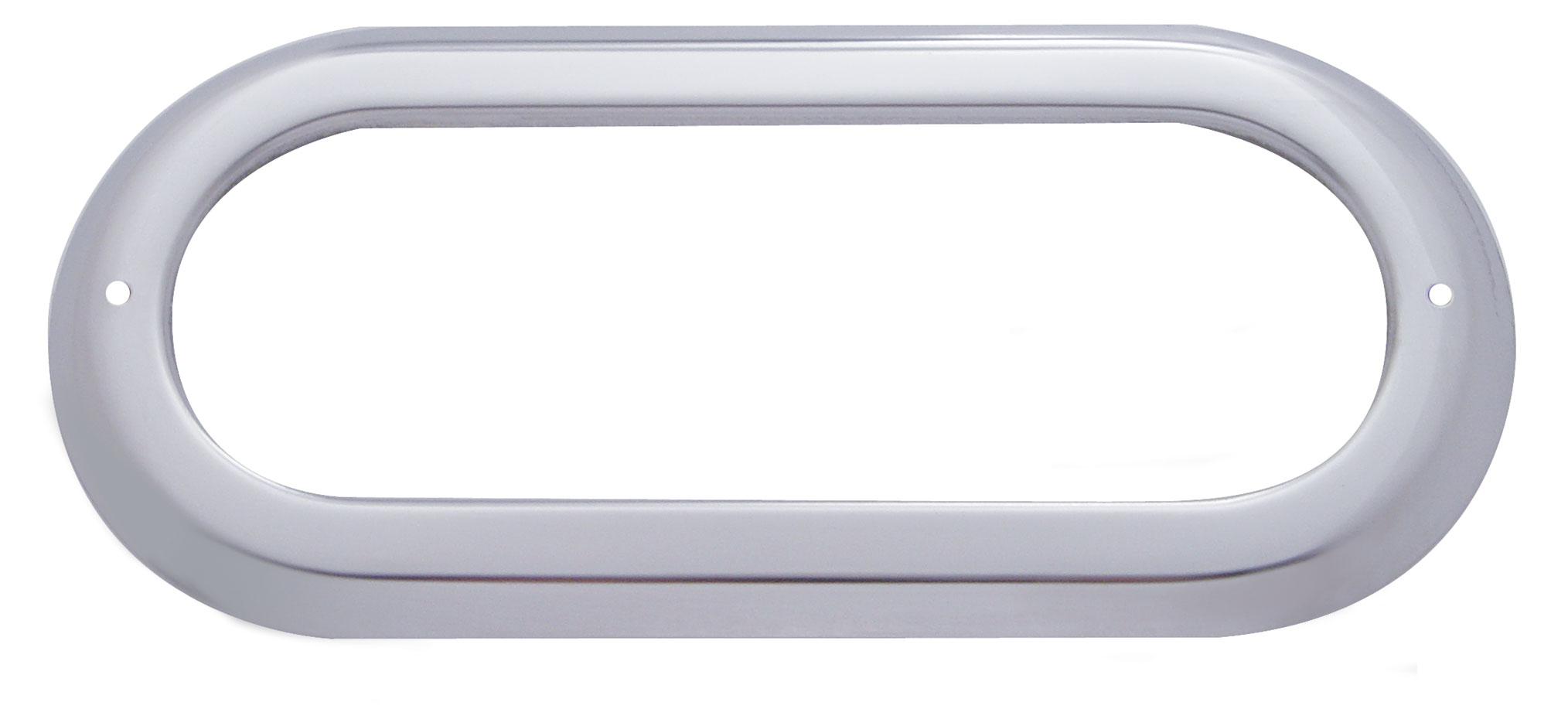 Stainless Steel Oval Light Bezel