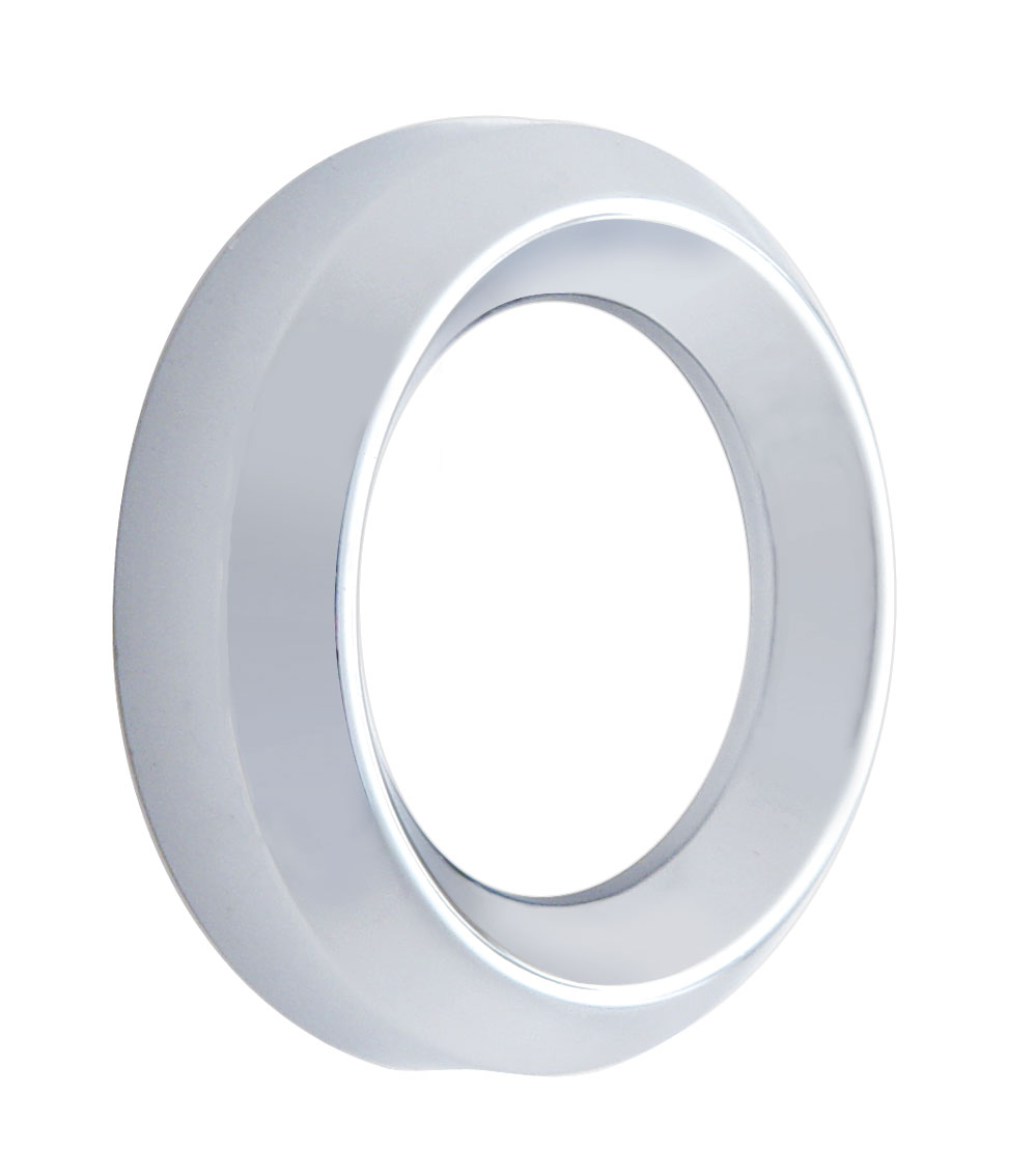 Chrome Plastic Small Gauge Cover - Universal