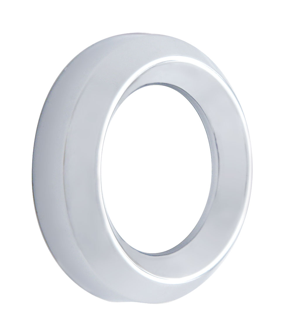 Chrome Plastic "Oil Psi" Gauge Cover - Peterbilt 359