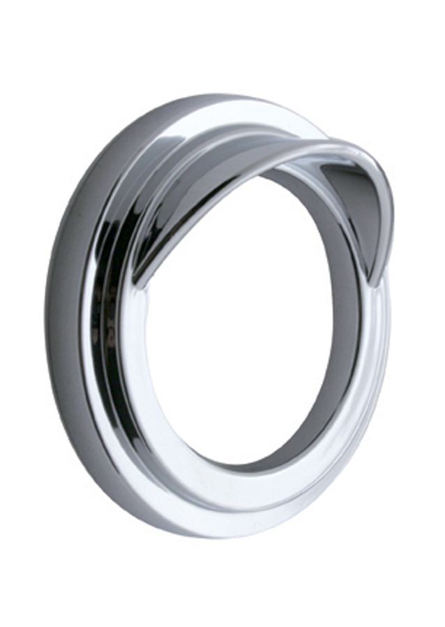 Chrome Plastic Classic/Fld Small Gauge Cover W/ Vi