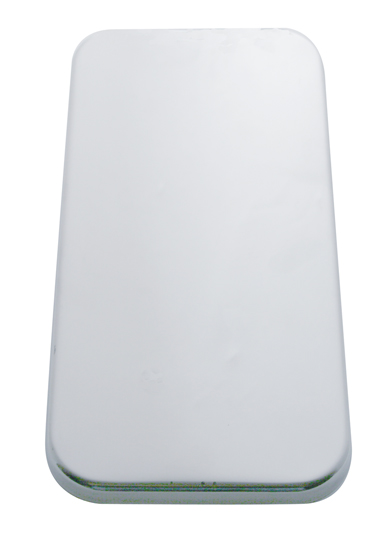 (2/Bulk) Stainless Steel Kenworth Vent Door Cover - Plain