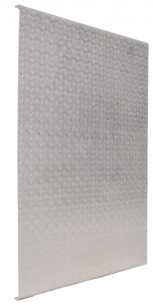 Aluminum 34 1/2" Wide Diamond Deck Plate - 2'