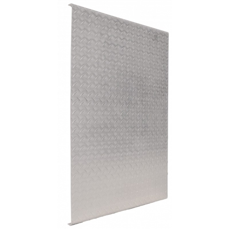 Aluminum 34 1/2" Wide Diamond Deck Plate - 3'