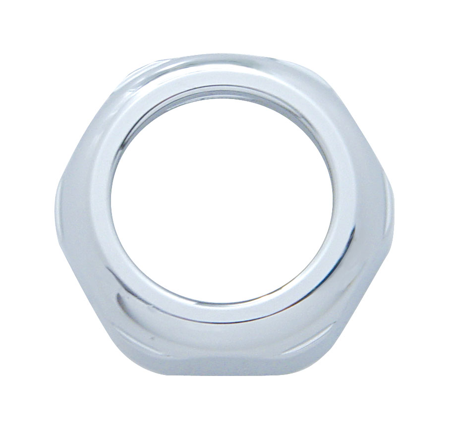 Chrome Key Switch Face Nut - Peterbilt