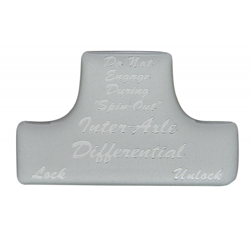 Glossy Axle-Differential Sticker - Silver