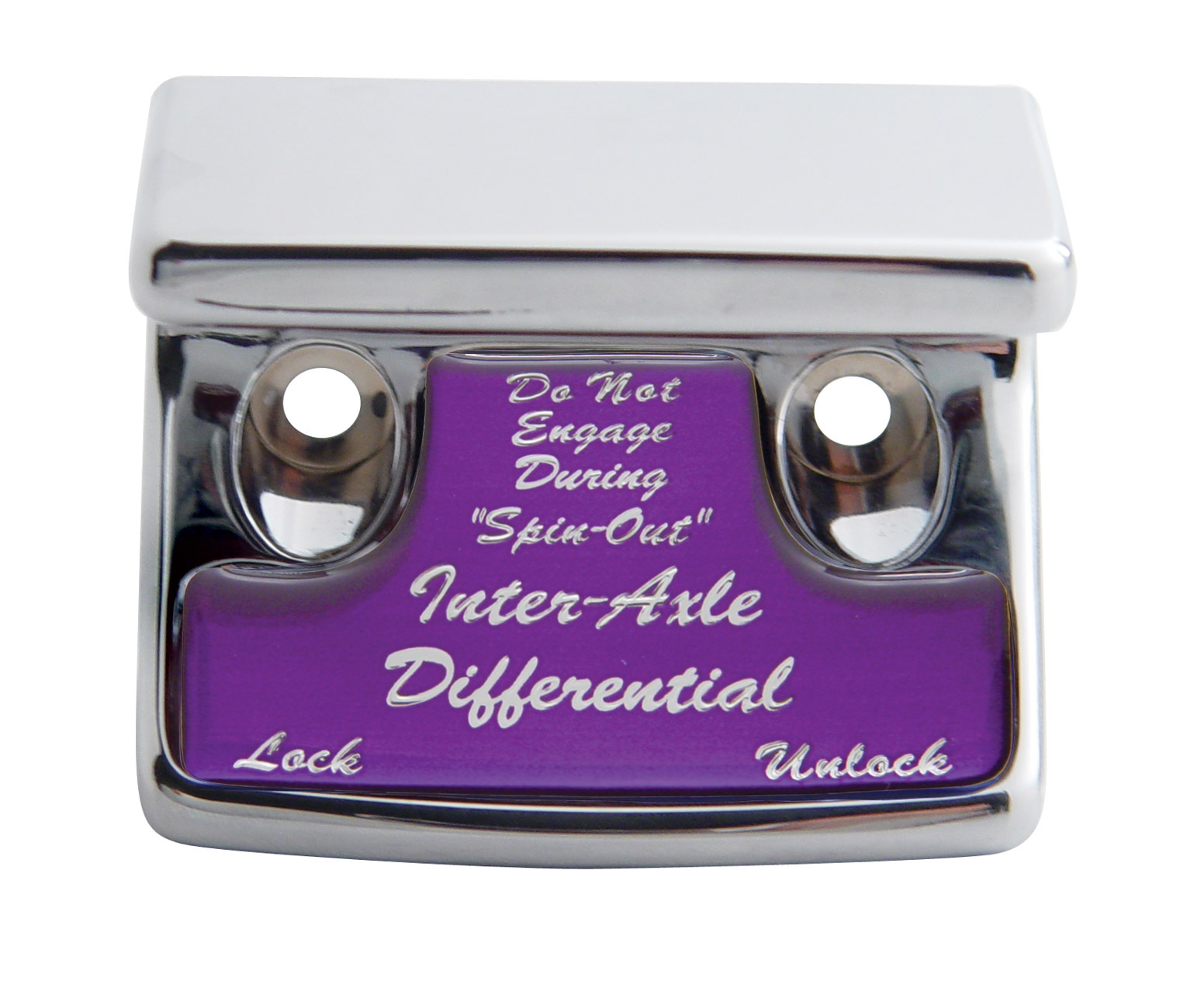 Chrome Plastic Freightliner Switch Guard W/ Glossy