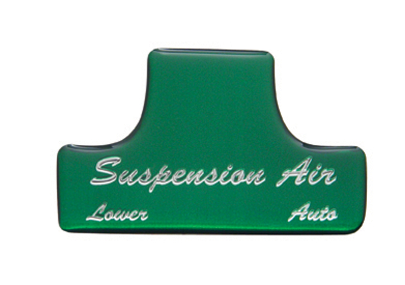 Glossy Suspension Air Sticker - Green