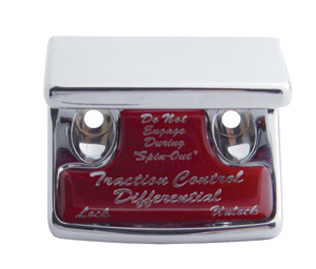 Chrome Plastic Freightliner Switch Guard W/ Glossy