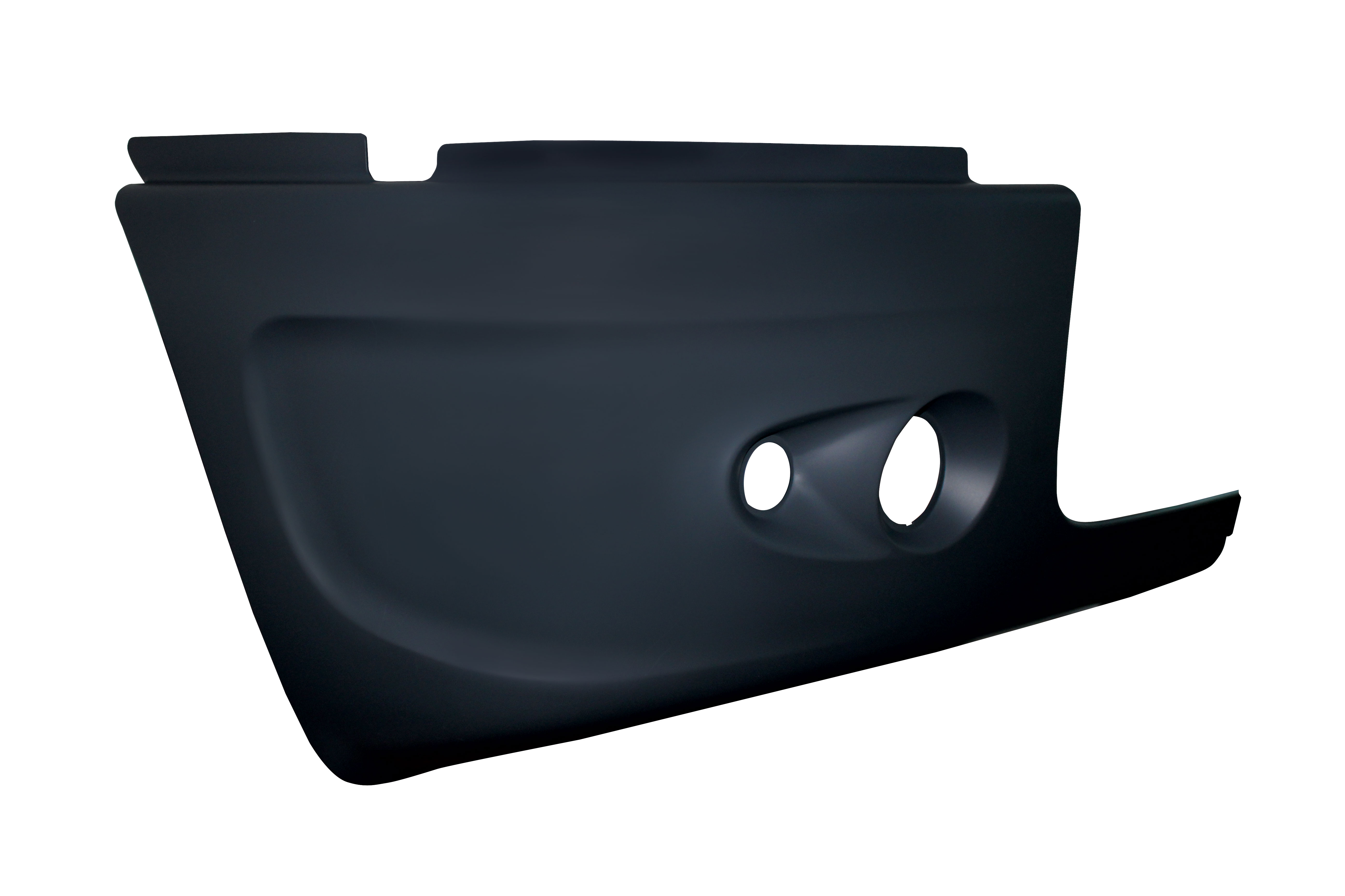 FL Century 2005+ Bumper End - 2 Light Cutouts Passenger Side
