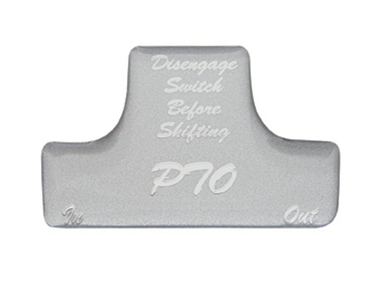 Glossy Pto Sticker - Silver