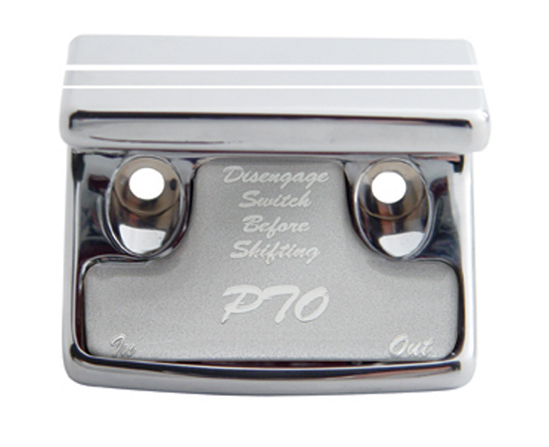 Chrome Plastic Freightliner Switch Guard W/ Glossy