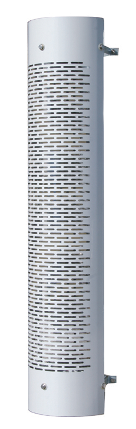 270 Stainless Steel 48" Horizontal Slot Exhaust Shield - 10" Dia. Muffler