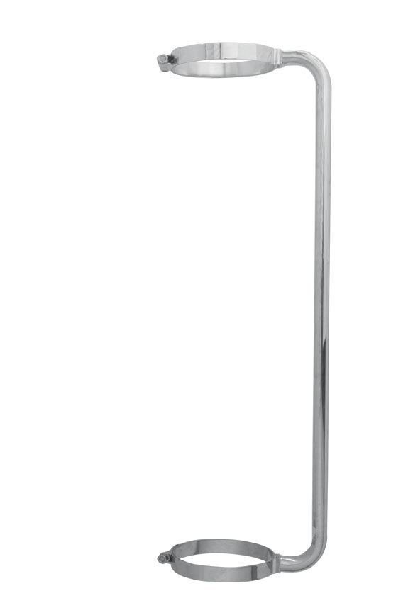 Chrome 34" Exhaust Grab Handle For 8" Exhaust